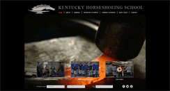 Desktop Screenshot of kentuckyhorseshoeingschool.com